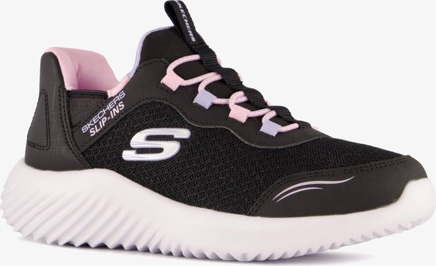 Skechers Slip-Ins: Bounder Simple Cut 303585L-BLK voor meisje Zwart Sneakers Sportschoenen