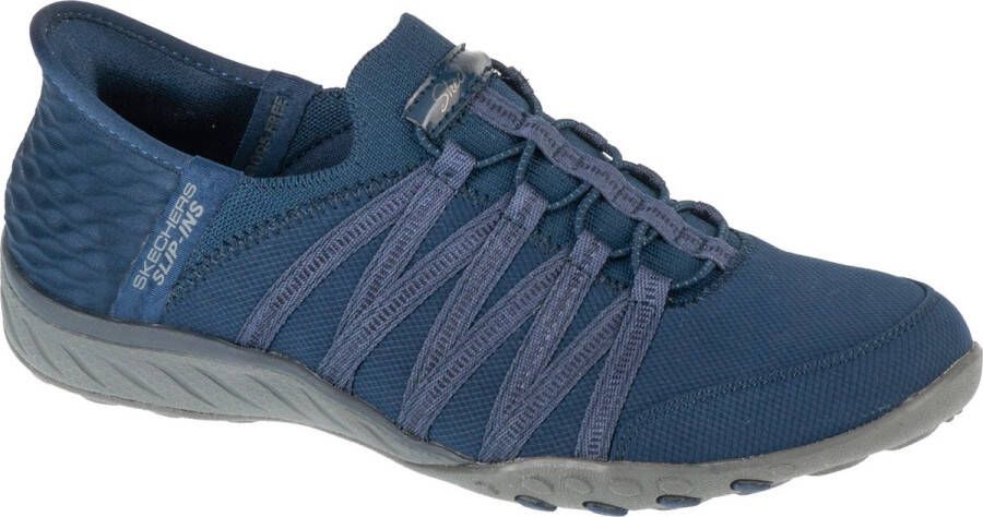 Skechers Slip-ins: Breathe Easy Roll With Me 100593-NVY Vrouwen Marineblauw Sneakers