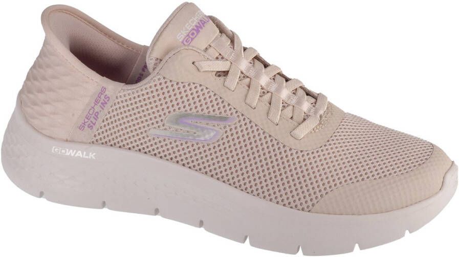 Skechers Slip-Ins: GO WALK Flex Grand Entry Vrouwen Beige Sneakers