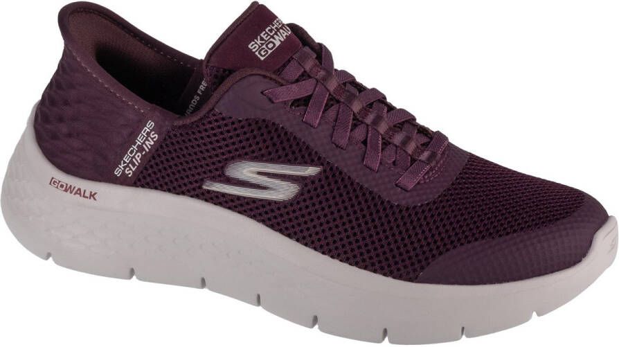 Skechers Slip-Ins: GO WALK Flex Grand Entry Vrouwen Kastanjebruin Sneakers