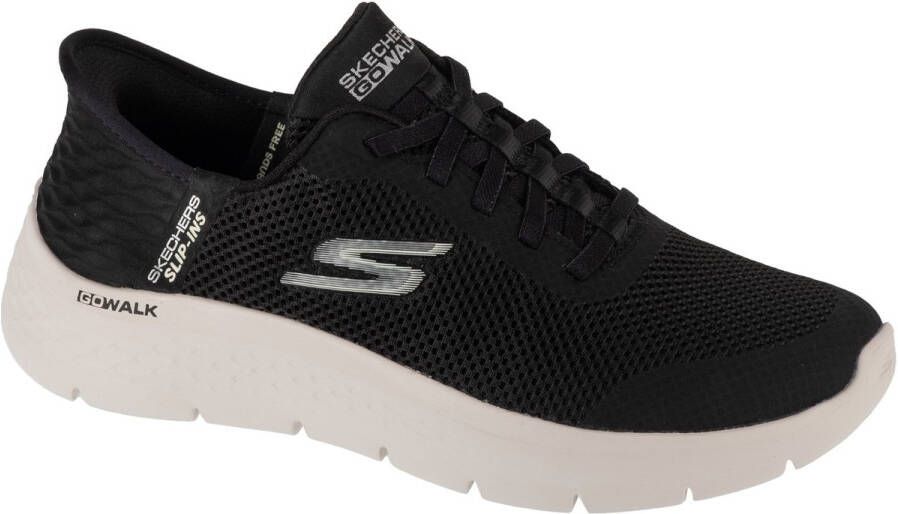 Skechers Slip-Ins: GO WALK Flex Grand Entry Vrouwen Zwart Sneakers