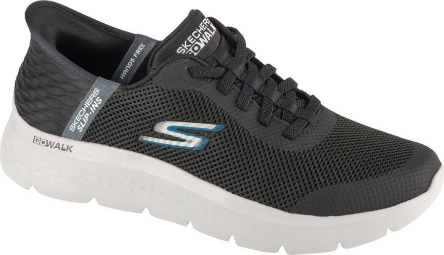 Skechers Slip-Ins: Go Walk Flex Hands Up 216324-BKGY Mannen Zwart Sneakers