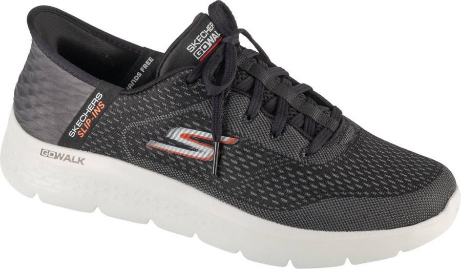 Skechers Slip-Ins: GO WALK Flex New World 216505-BKOR Mannen Zwart Sneakers