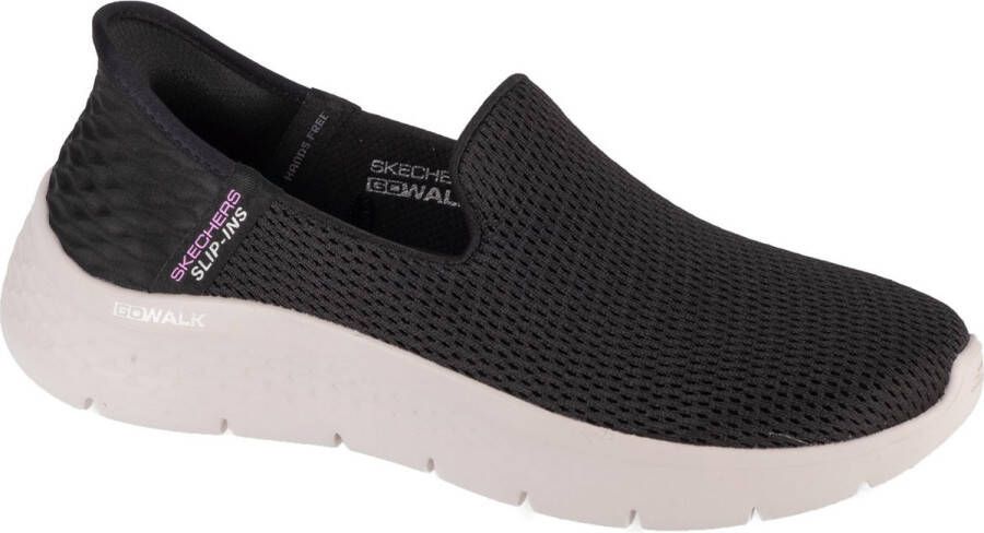 Skechers Slip-Ins: GO WALK Flex Relish 124963-BKW Vrouwen Zwart Sneakers