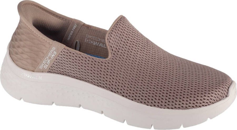 Skechers Slip-Ins: GO WALK Flex Relish 124963-TPBL Vrouwen Beige Sneakers