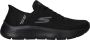 Skechers Slip-ins Go Walk Flex Sneakers Dames Zwart - Thumbnail 1