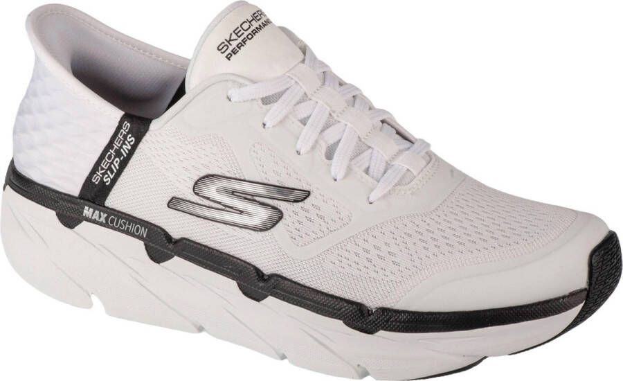 Skechers Slip-Ins: Max Cushioning Premier Asce 220313-WBK Mannen Wit Hardloopschoenen Sportschoenen