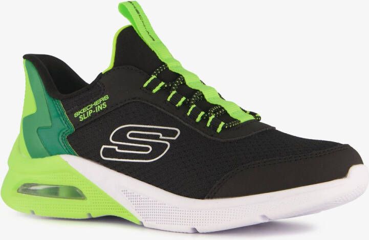 Skechers Slip-Ins Microspec Max sneakers zwart