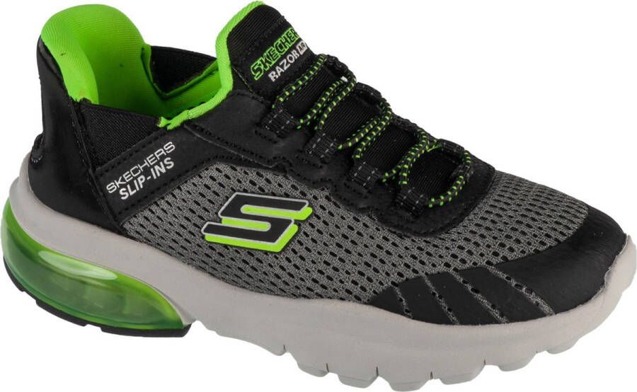 Skechers Slip-Ins: Razor Air Hyper-Brisk 403839L-CCBK voor een jongen Zwart Sneakers Sportschoenen