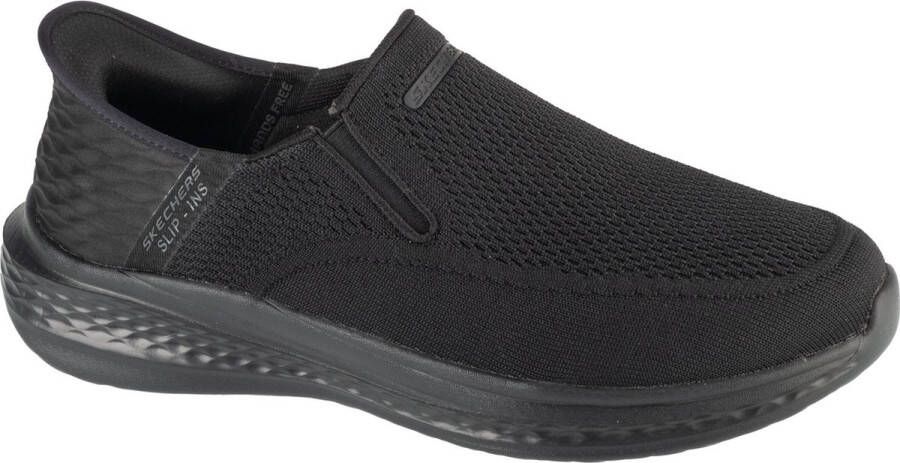 Skechers Slip-Ins RF: Slade Deacon 210887-BBK Mannen Zwart Sneakers