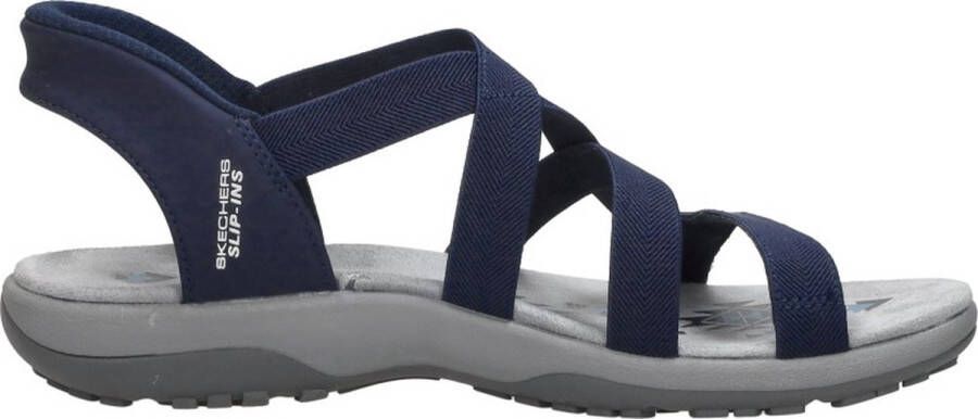 Skechers Reggae Slim Stretch Flex Dames Sandalen Navy