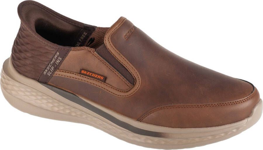 Skechers Slip-Ins: Slade 205237-CDB Mannen Bruin Sneakers