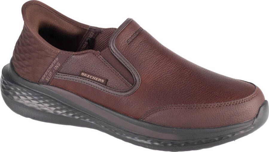 Skechers Slip-Ins: Slade 205237-RDBR Mannen Bruin Sneakers