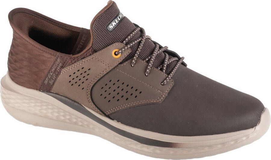 Skechers Slip-Ins: Slade Macklin 210890-CHOC Mannen Bruin Sneakers