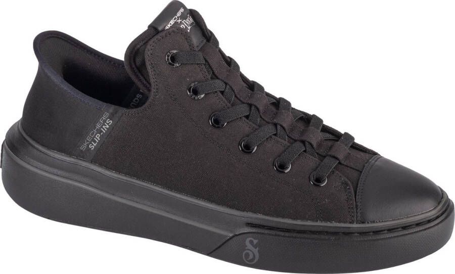 Skechers Slip-Ins Snoop One Boss Life Canvas 251026-BBK Mannen Zwart Sneakers