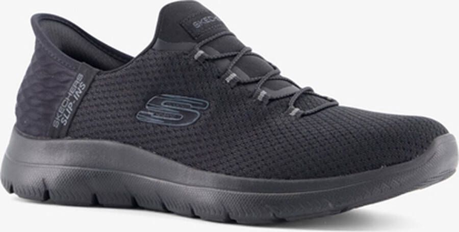 Skechers Slip-ins: Summits dames sneakers Zwart Extra comfort Memory Foam