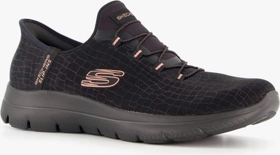 Skechers Slip-Ins: Summits Classy Night 150128-BKGD Vrouwen Zwart Sneakers