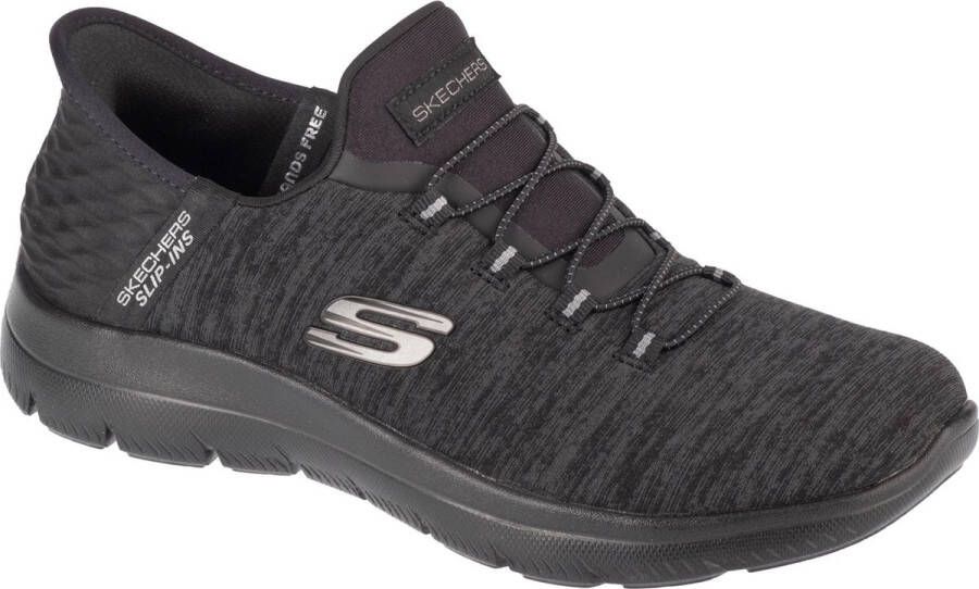 Skechers Slip-ins: Summits dames sneakers Zwart Extra comfort Memory Foam