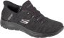 Skechers Slip-ins: Summits dames sneakers Zwart Extra comfort Memory Foam - Thumbnail 1