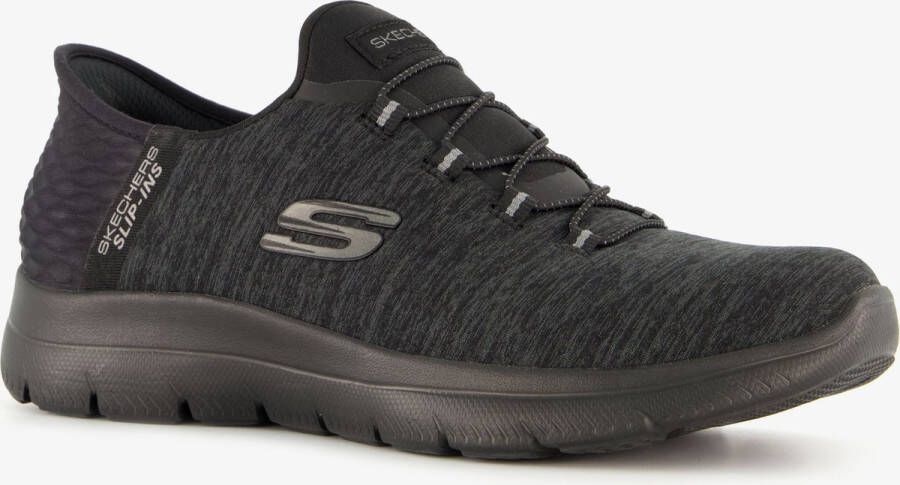 Skechers Slip-ins: Summits dames sneakers Zwart Extra comfort Memory Foam