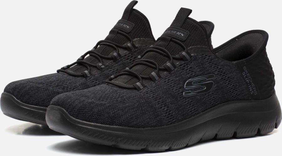 Skechers Slip-ins Summits Instappers zwart Textiel