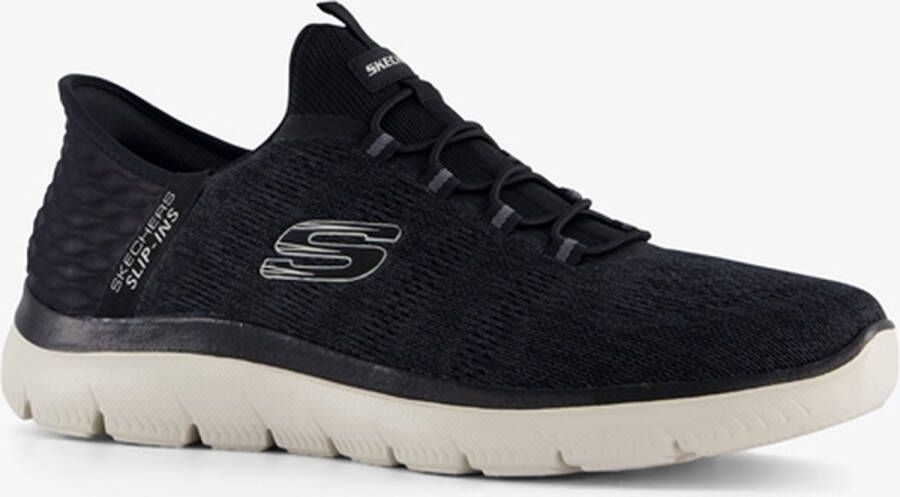 Skechers Slip-on sneakers SUMMITS-KEY PACE Slipper vrijetijdsschoen halfschoen in vegan uitvoering