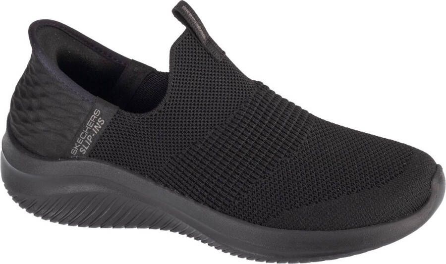 Skechers Slip-Ins: Ultra Flex 3.0 Cozy Streak 149708-BBK Vrouwen Zwart Sneakers Sportschoenen