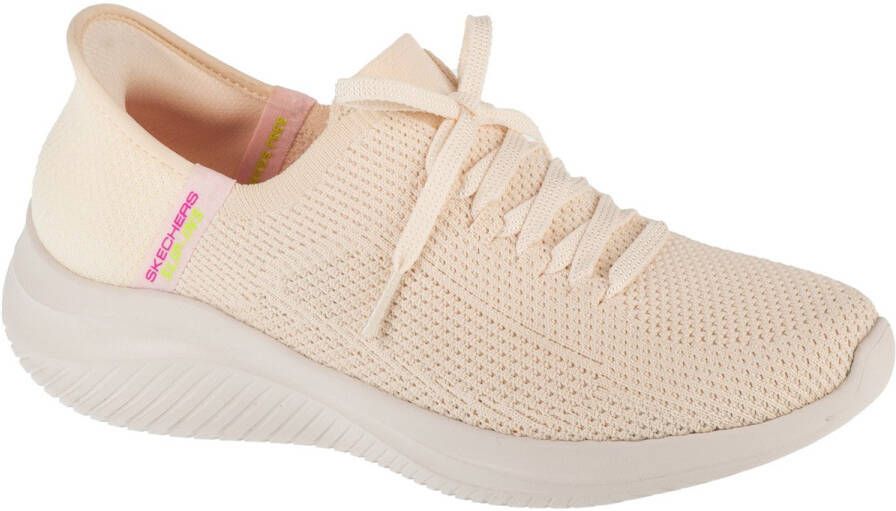 Skechers Slip-Ins: Ultra Flex 3.0 Elevated Motion Vrouwen Beige Sneakers Sportschoenen