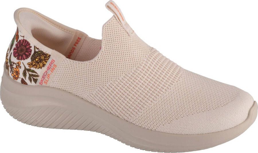 Skechers Slip-Ins Ultra Flex 3.0 New Wings 150168-NTMT Vrouwen Wit Sneakers Sportschoenen