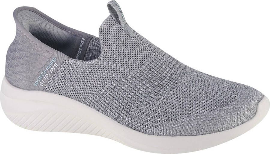 Skechers Slip-Ins Ultra Flex 3.0 Smooth Step 149709-LTGY Vrouwen Grijs Sneakers Sportschoenen