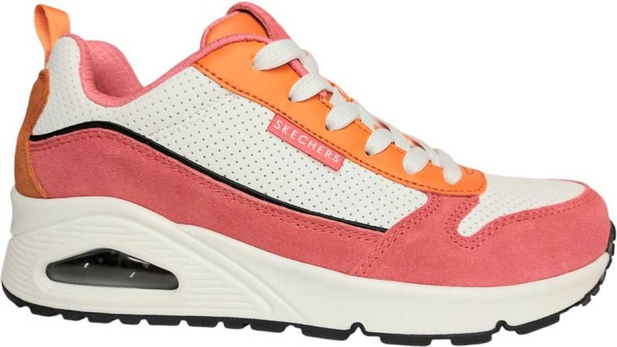 Skechers Sneaker 177105 PKOR Uno Two Much Fun Roze Oranje