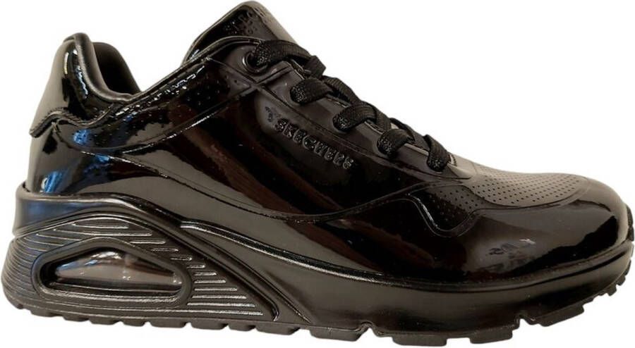 Skechers Sneaker 177142 BBK UNO Shiny One Zwart Lak