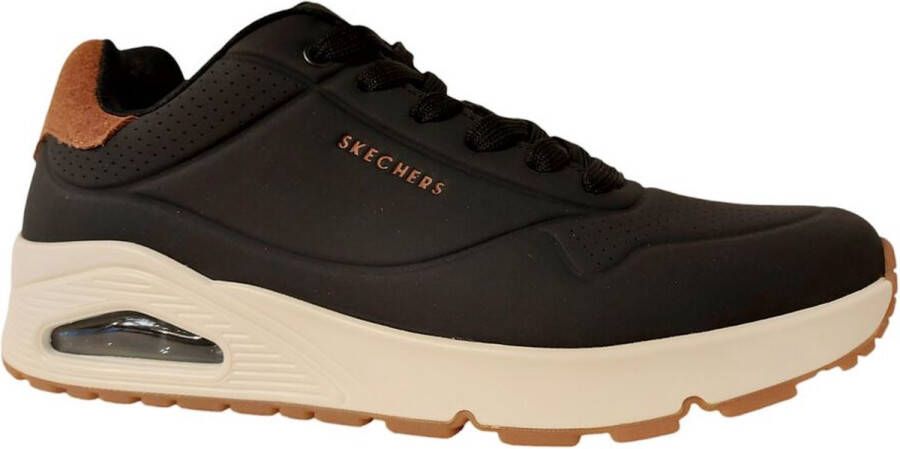 Skechers Air-Cooled Memory Foam Jogging Sneaker Black Heren - Foto 6