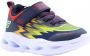 Skechers Dreamy Lites Colorful Prism Meisjes Sneakers Donkerblauw Multicolour - Thumbnail 6