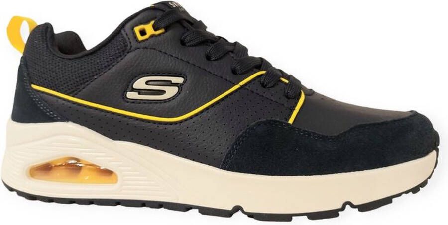 Skechers Sneaker UNO Retro one 183020 NVY Navy Blauw Geel