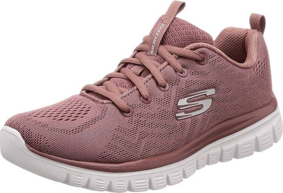 Skechers Sneakers Graceful Get Connected vrijetijdsschoen lage schoen veterschoen met memory foam