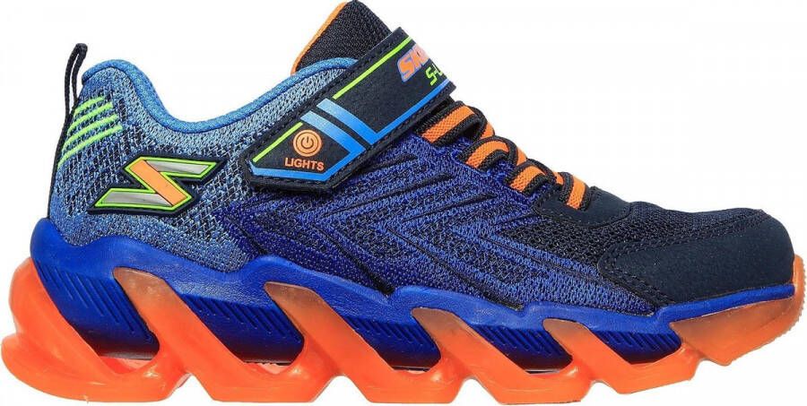 Skechers S Lights-Mega-Surge Sneakers Navy Orange