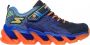 Skechers S Lights Mega Surge Sneakers Navy Orange - Thumbnail 3