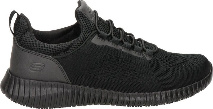 Skechers Sportieve Slipbestendige Werksneaker Black Heren