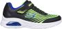 Skechers Microspec Max Ii Sportschoen Jongens Zwart lime - Thumbnail 1