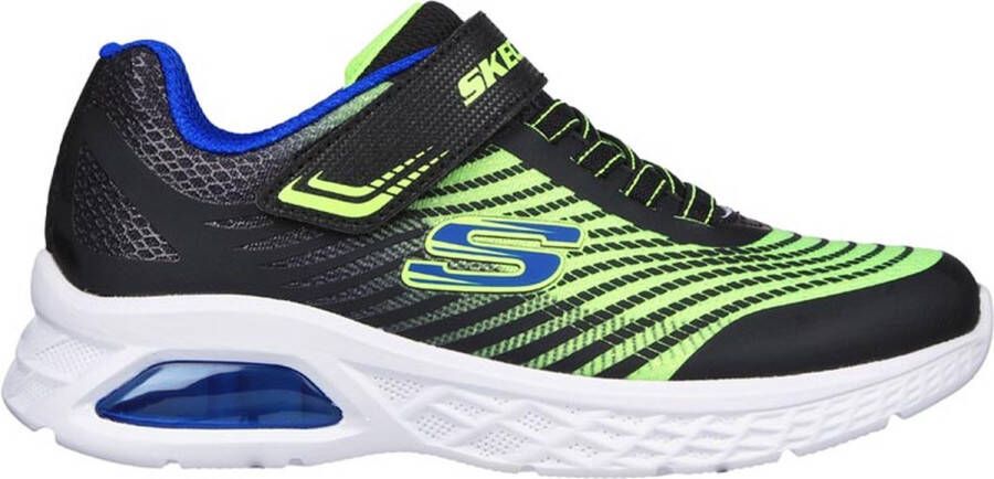 Skechers Microspec Max Ii Sportschoen Jongens Zwart lime