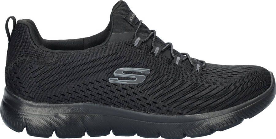 Skechers Summits Fast Attraction 149036-BBK Vrouwen Zwart Sneakers Sportschoenen