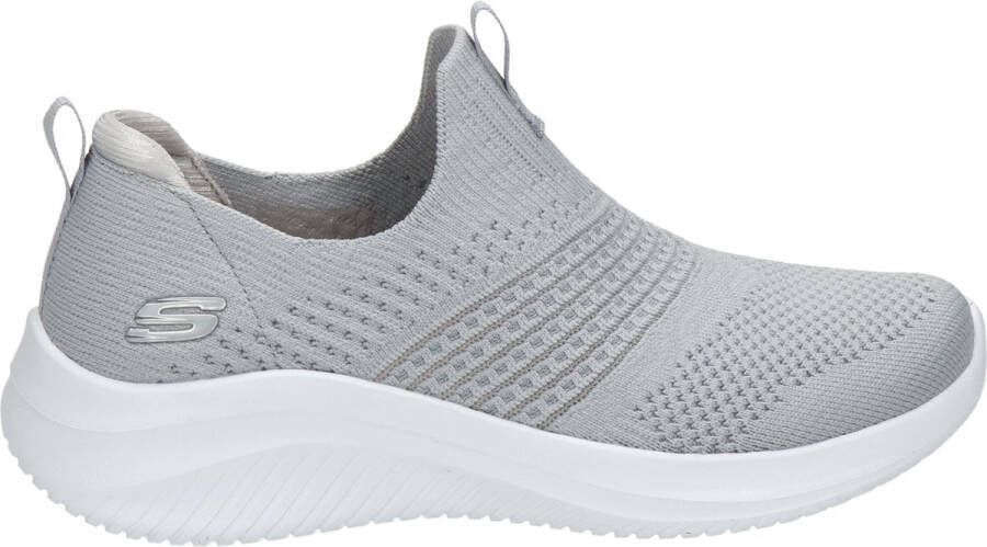 Skechers Ultra Flex 3.0 dames instapper Licht grijs