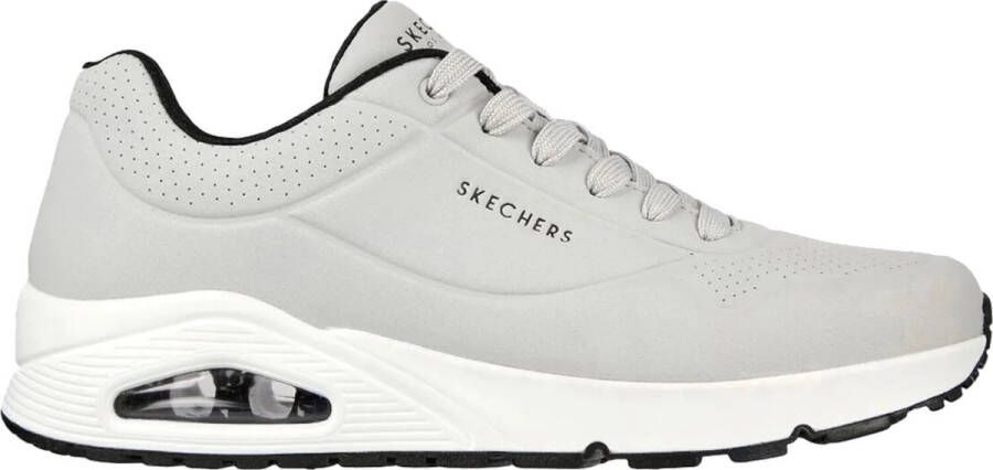 Skechers Uno Stand on Air grijs sneakers heren (52458 LGBK)