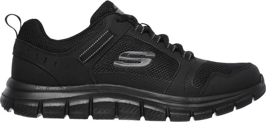 Skechers Track Knockhill heren sneakers Zwart Extra comfort Memory Foam