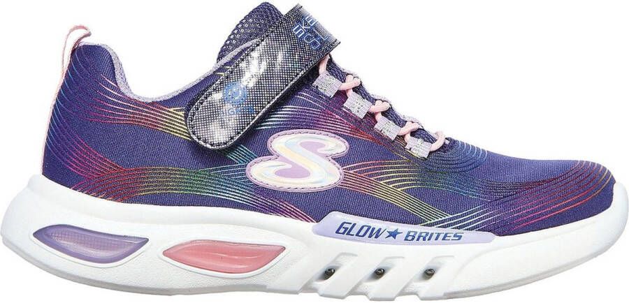 Skechers Lights Glow Brites Sneakers Blauw Dames