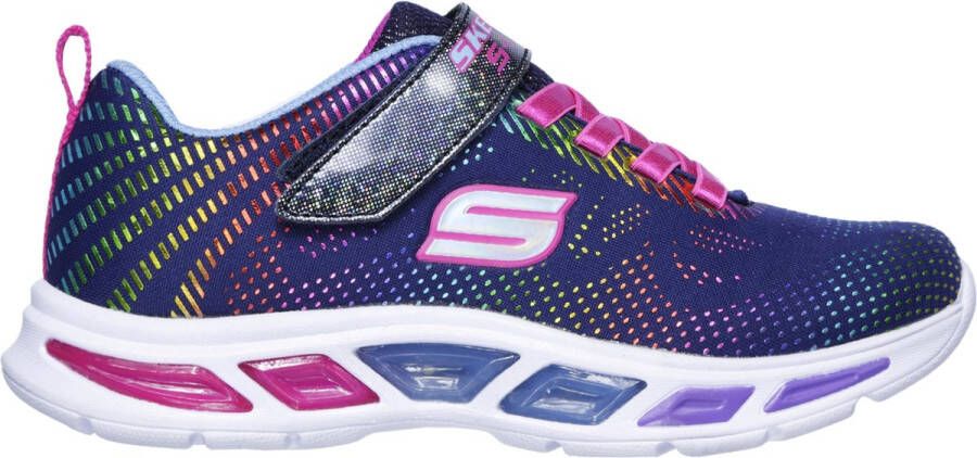 Skechers Sneakers Meisjes navy roze oranje geel