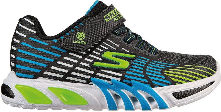 Skechers Flex Glow Elite 400135L BBLM Zwart Groen Blauw 32