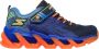 Skechers S Lights Mega Surge Sneakers Navy Orange - Thumbnail 7