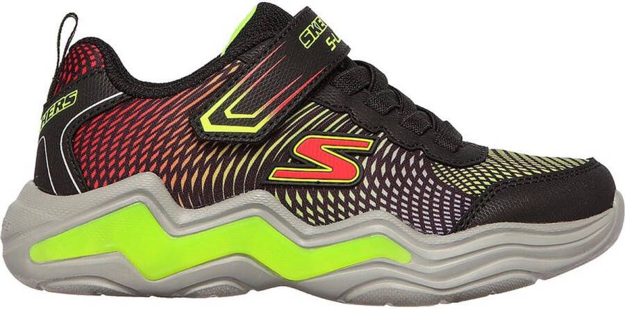 Skechers Sneakers Unisex zwart lime groen rood